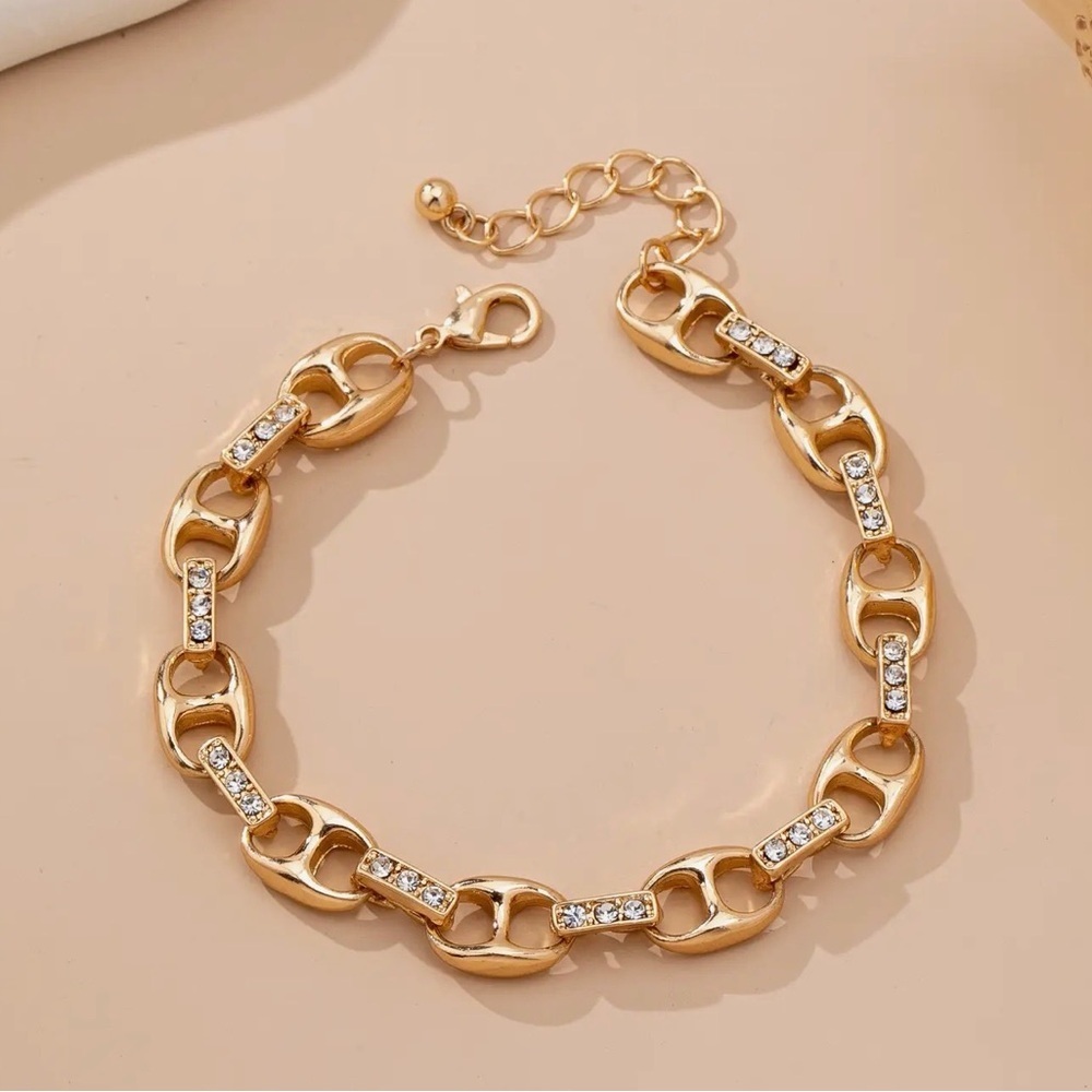 Gold Mariner Link Bracelet (9701) - Picture 5 of 5
